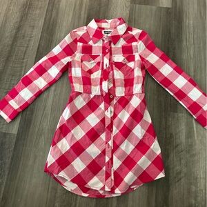 Levi's plaid girl dress
